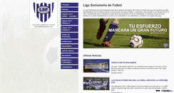 Desktop Screenshot of ligafutbolsanluis.com